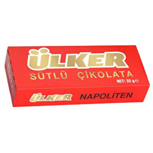 Ülker Napoliten Sütlü Çikolata 33 Gr 20'li - Görsel 2