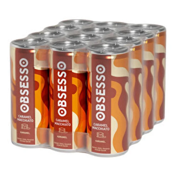 Obsesso Caramel Macchiato Soğuk Kahve 250 Ml 12'li - Görsel 3