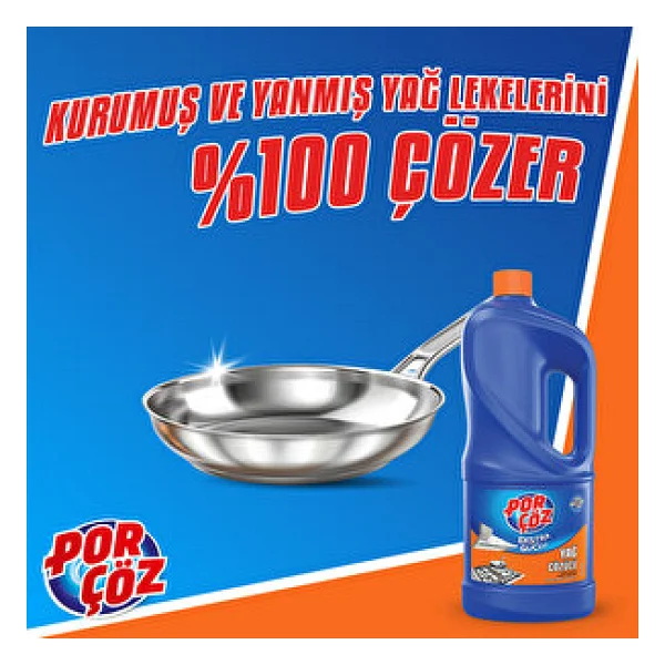 Porçöz Extra Güçlü Yağ Çözücü 2 Lt - Görsel 3