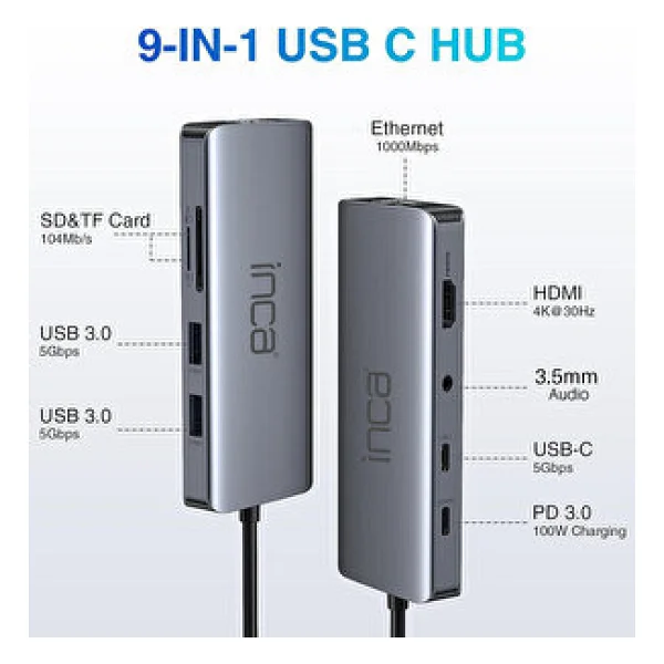 Inca Itpc-10tx Laptop Docking Station - Görsel 2