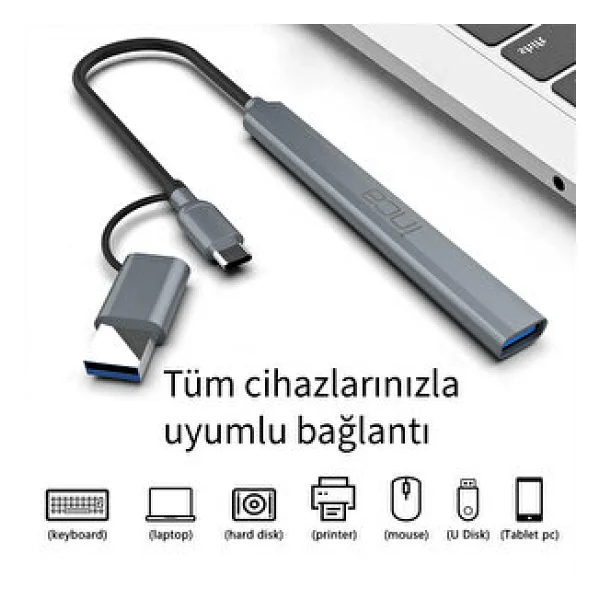 Inca Iutp-06tx Laptop Docking Station - Görsel 3