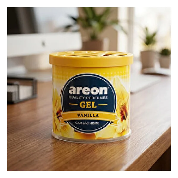 Areon Gel Can Blister Vanilla Bardaklık Oto Kokusu - Görsel 2