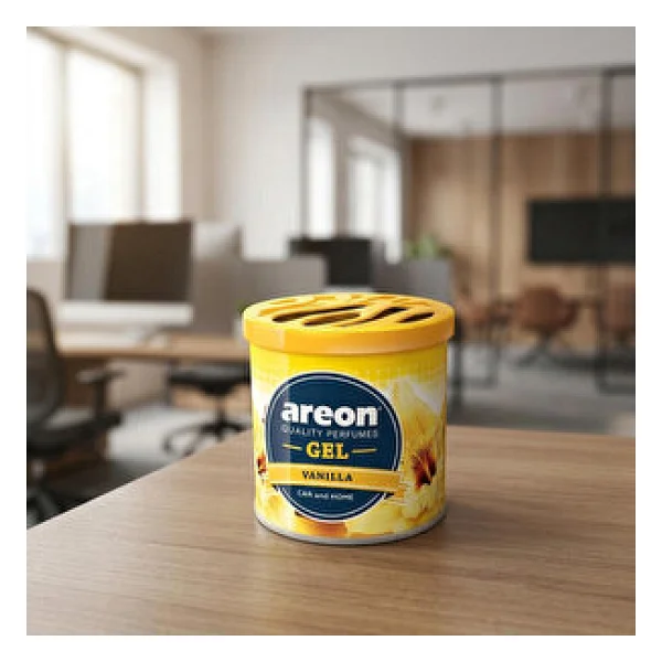Areon Gel Can Blister Vanilla Bardaklık Oto Kokusu - Görsel 4