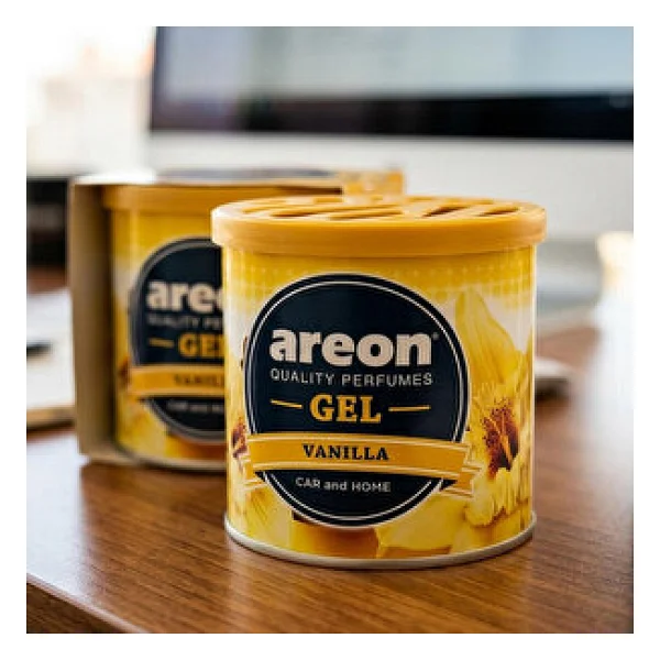 Areon Gel Can Blister Vanilla Bardaklık Oto Kokusu - Görsel 5