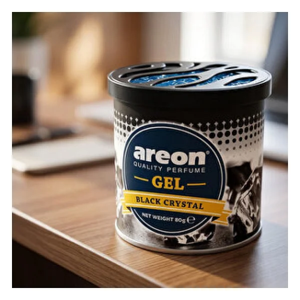Areon Gel Can Black Crystal Bardaklık Oto Kokusu - Görsel 6
