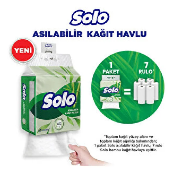Solo 1=7 Asılabilir Kağıt Havlu - Görsel 3