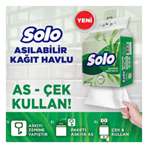 Solo 1=7 Asılabilir Kağıt Havlu - Görsel 6