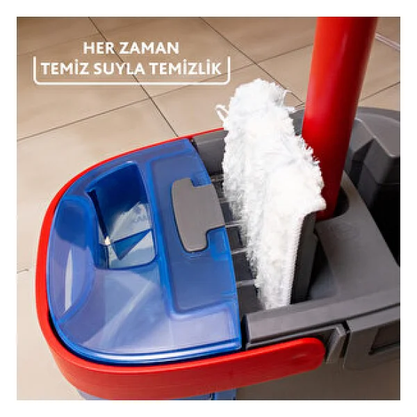 Vileda H2pro Kirli Ve Temiz Suyu Ayıran Temizlik Seti Ve Mikrofiber Mop - Görsel 4