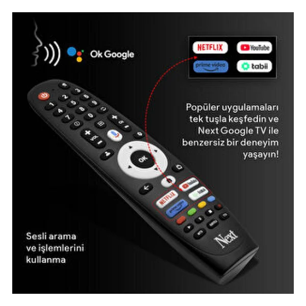 Next Ye-50gfsg8-QLED 4K Ultra HD 50" 127 Ekran Uydu Alıcılı Google Smart QLED TV - Görsel 8