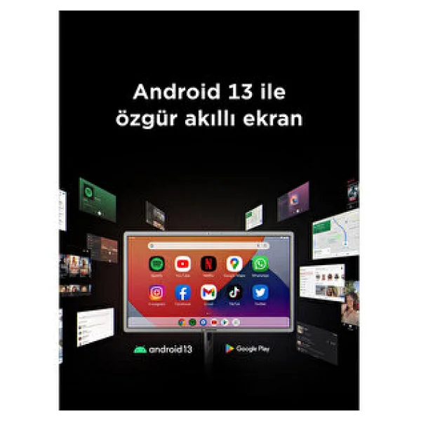 Rampage 32 inç 80 Ekran Full HD IPS Android 13.0 Dokunmatik Smart Taşınabilir Monitör - Görsel 9