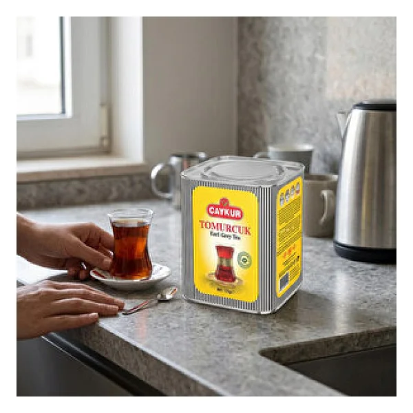 Çaykur Tomurcuk Earl Grey 125 gr Teneke Çay - Görsel 7