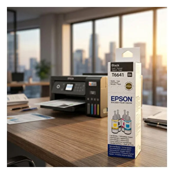 Epson T6641 Siyah Mürekkep - Görsel 5