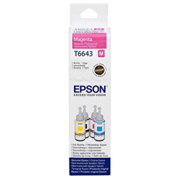 Epson T6643 Kırmızı Mürekkep - Görsel 2