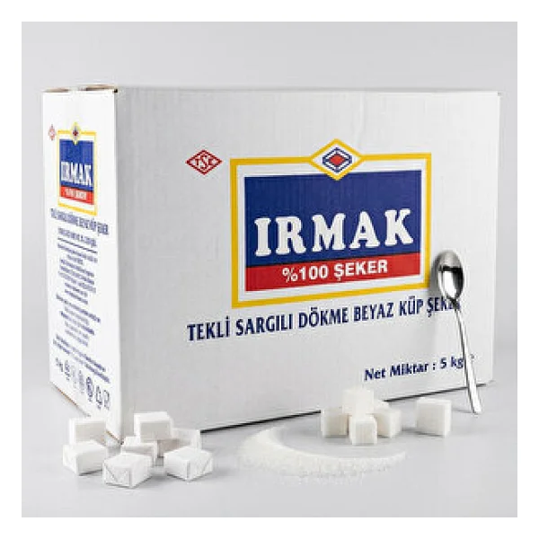 Irmak Tek Sargılı Küp Şeker 5 Kg - Görsel 3