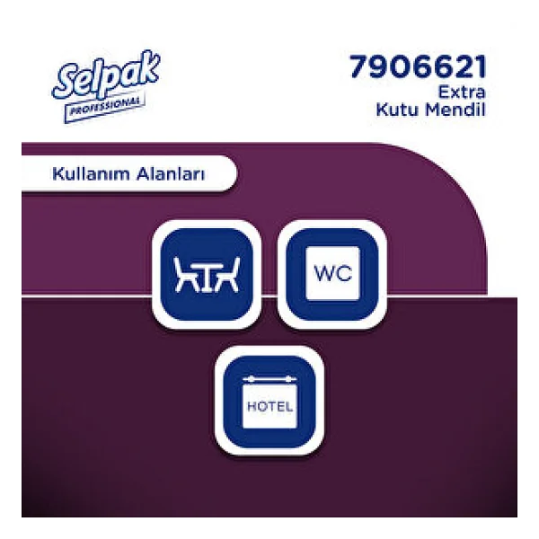 Selpak Professional Extra Kutu Mendil 80'li - Görsel 4