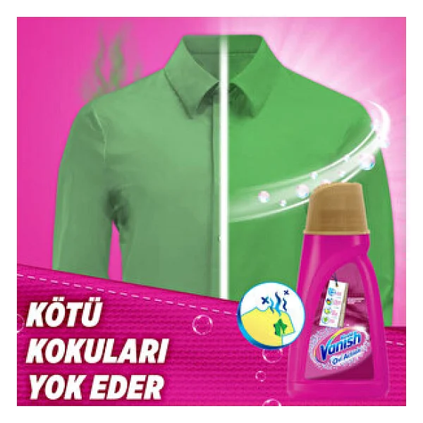 Vanish Kosla Multipower Gold Renkliler İçin Leke Çıkarıcı Ve Deterjan Güçlendirici 1 Lt - Görsel 4