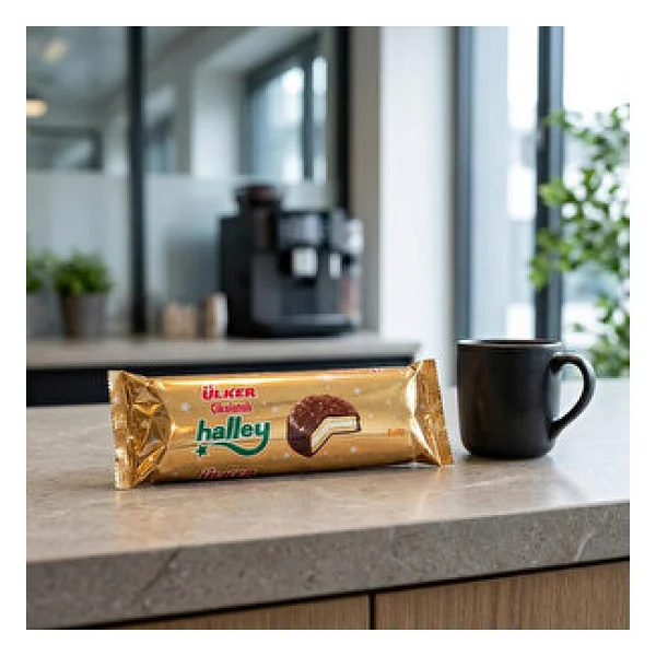 Ülker Halley Çikolata Kaplı Bisküvi 240 Gr - Görsel 4