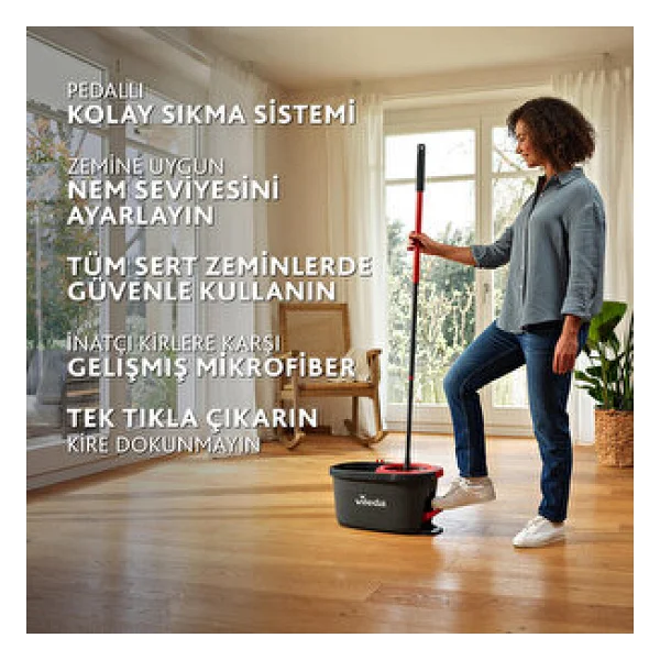 Vileda Turbo 2in1 Temizlik Seti - Görsel 6
