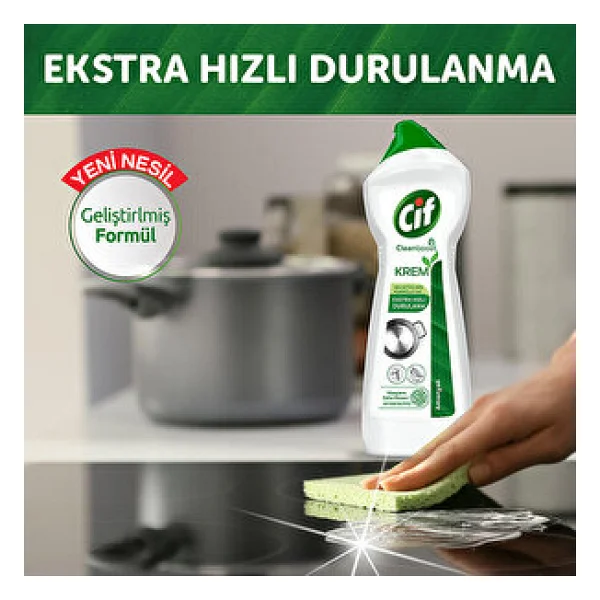 Cif Krem Yüzey Temizleyici 750 Ml - Görsel 3