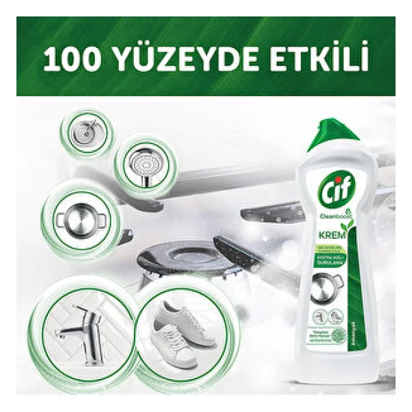 Cif Krem Yüzey Temizleyici 750 Ml - Görsel 5