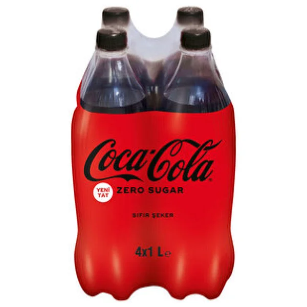 Coca Cola Zero Sugar 1 Lt 4'lü - Görsel 3