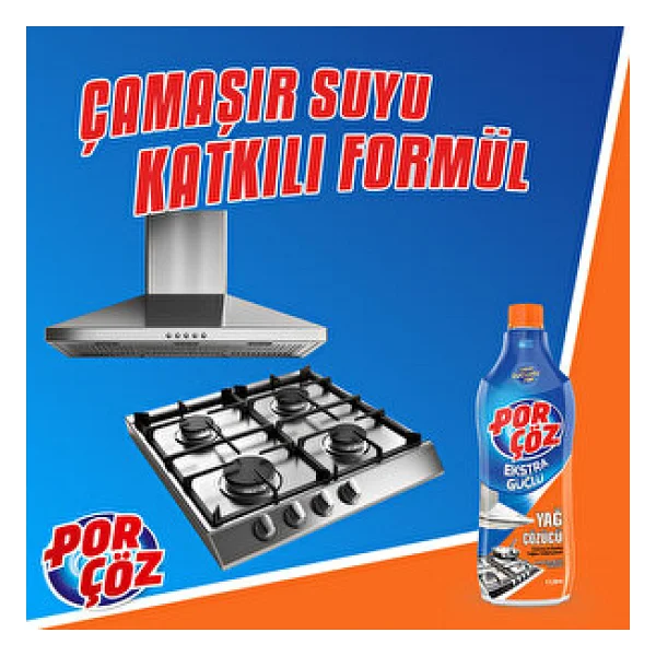 Porçöz Ekstra Güçlü Yağ Çözücü 1 Lt - Görsel 4