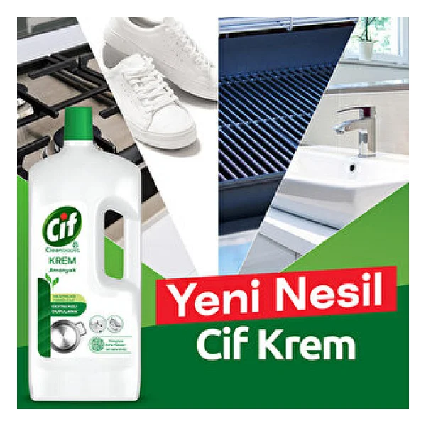 Cif Cleanboost Krem Yüzey Temizleyici 1.5 Lt - Görsel 2
