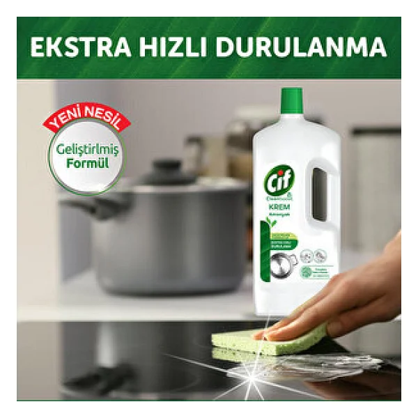 Cif Cleanboost Krem Yüzey Temizleyici 1.5 Lt - Görsel 3