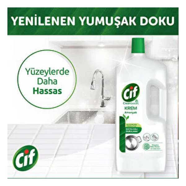 Cif Cleanboost Krem Yüzey Temizleyici 1.5 Lt - Görsel 4