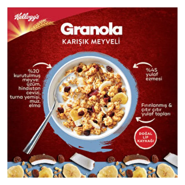 Kellogg's Karışık Meyveli Granola 340 Gr - Görsel 2