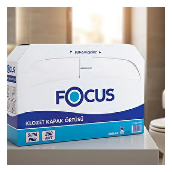 Focus Klozet Kapağı Örtüsü 250'li - Görsel 5