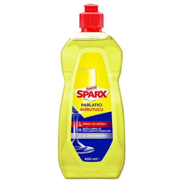 Asperox Sparx Bulaşık Makinesi Parlatıcı 400 ml - Görsel 4