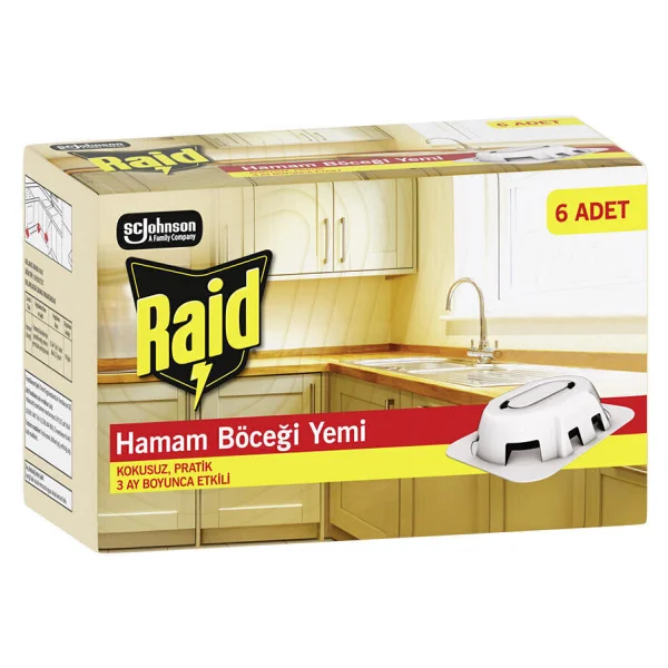 Raid Böcek Yemi 6'lı Haşere İlacı - Görsel 4