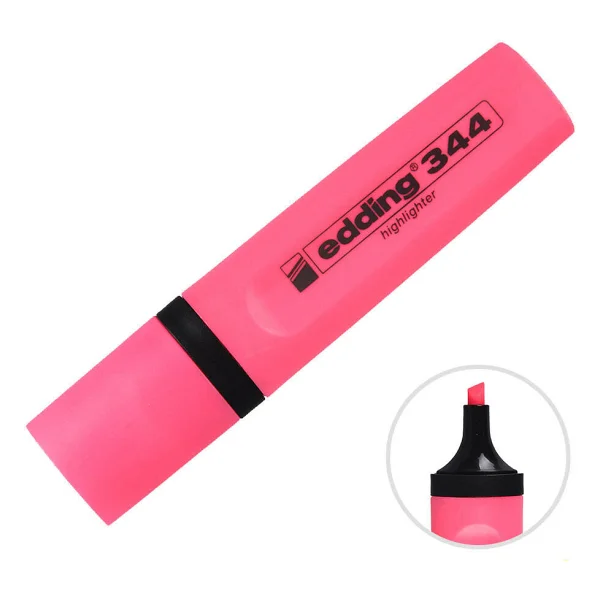 Edding E-344 Pembe Fosforlu Kalem - Görsel 4