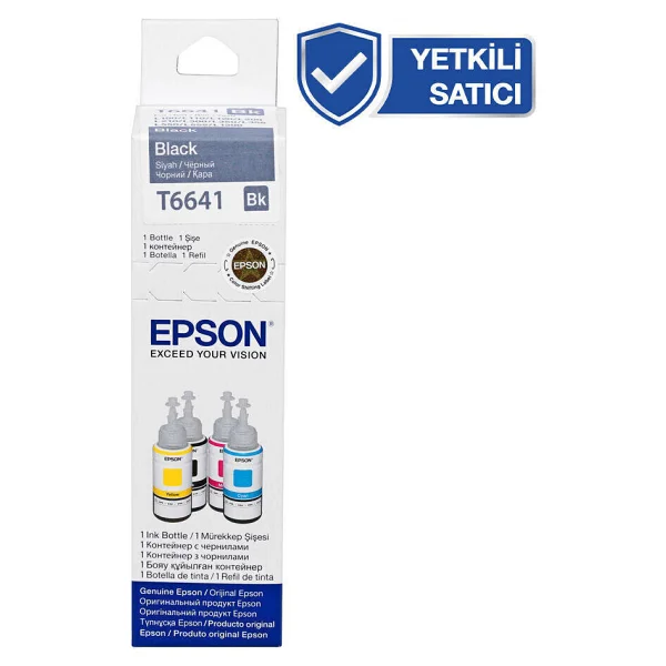 Epson T6641 Siyah Mürekkep - Görsel 7