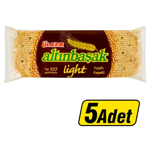 Ülker Altınbaşak 46 Gr 5'li Paket Light Yulaflı Kraker - Görsel 6