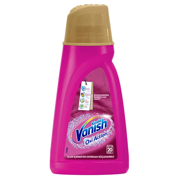 Vanish Kosla Multipower Gold Renkliler İçin Leke Çıkarıcı Ve Deterjan Güçlendirici 1 Lt - Görsel 6