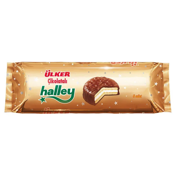 Ülker Halley Çikolata Kaplı Bisküvi 240 Gr - Görsel 7