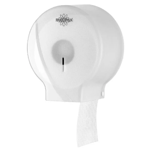 Rulopak Modern Mini Jumbo Şeffaf Beyaz Tuvalet Kağıdı Dispenseri - Görsel 4