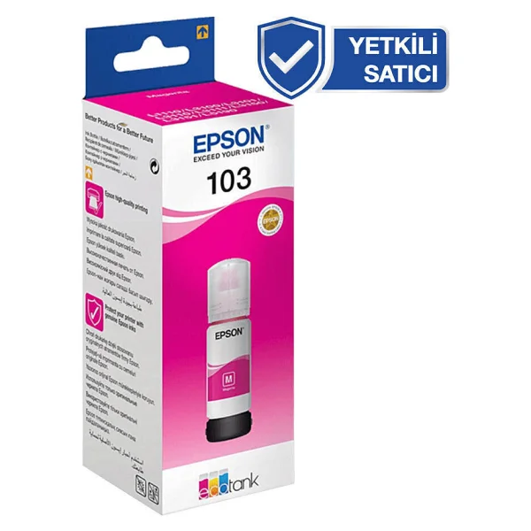 Epson 103 C13t00s34a Kırmızı Mürekkep - Görsel 10