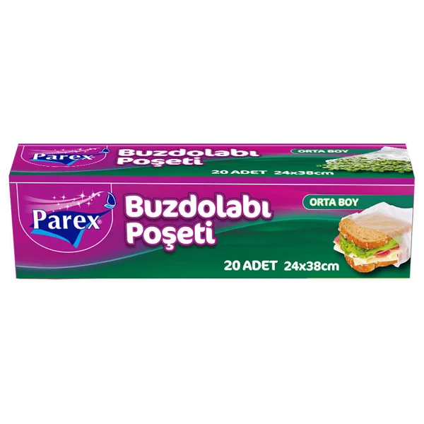 Parex Orta Boy Buzdolabı Poşeti 20'li - Görsel 6