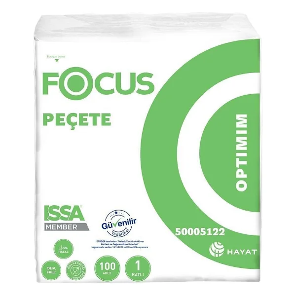 Focus Optimum 100'lü Kağıt Peçete - Görsel 4