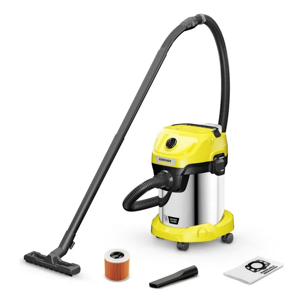 Karcher WD 3-18 S Bataryalı Islak Kuru Süpürge - Görsel 2