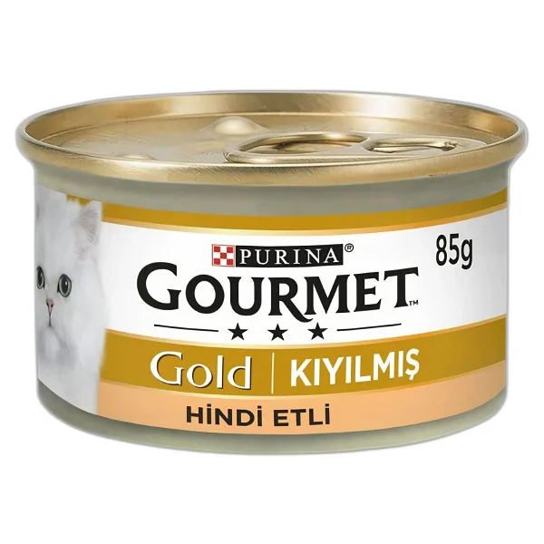 Gourmet Gold Kıyılmış Hindili 85 gr Yetişkin Kedi Konservesi - Görsel 5