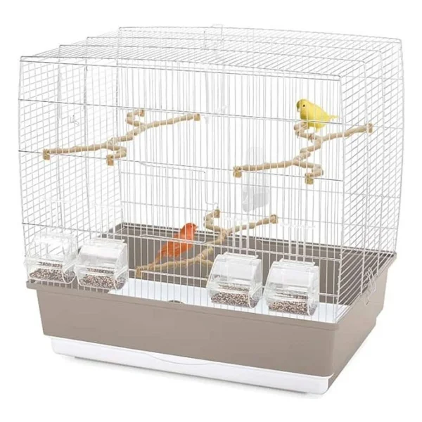 iMac Irene 4 Kuş Kafesi Bej 59x38x56cm - Görsel 6