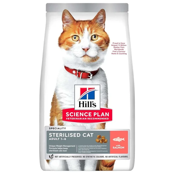 Hill's Somonlu 3 Kg Kısırlaştırılmış Yetişkin Kedi Maması - Görsel 4