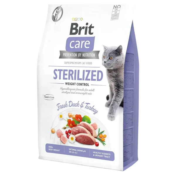 Brit Care Sterilised Weight Control Ördekli 2 Kg Kısırlaştırılmış Yetişkin Kedi Maması - Görsel 8