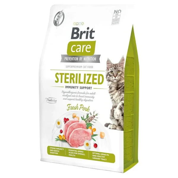 Brit Care Immunity Support Domuz Etli 2 Kg Kısırlaştırılmış Yetişkin Kedi Maması - Görsel 7