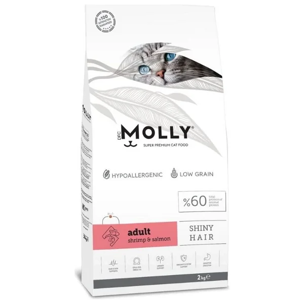 Molly Karidesli Somonlu 2 Kg Yetişkin Kuru Kedi Maması - Görsel 6