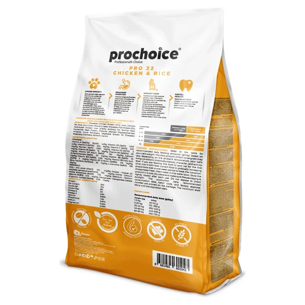 Prochoice Pro 32 Sterilised Tavuklu 2 Kg Kısırlaştırılmış Yetişkin Kedi Maması - Görsel 10